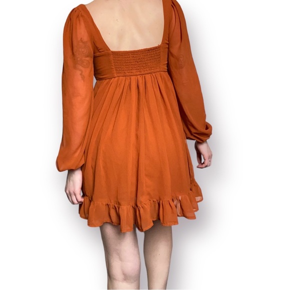 Abercrombie & fitch long sleeve flowy dress - Picture 2 of 5